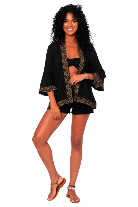 Kimono femme 100% coton origine inde