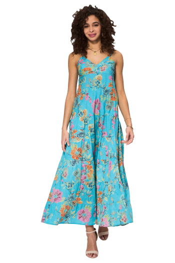 Robe femme 100% voile de coton double origine inde