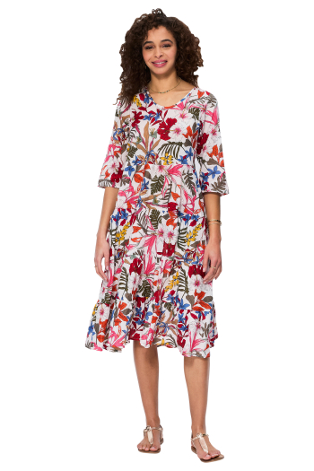 Robe femme 100% voile de coton origine inde