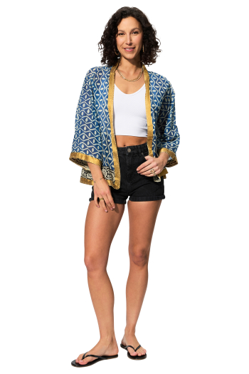 Kimono femme 100% coton origine inde