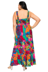 Robe grande taille 100% voile de coton double origine inde