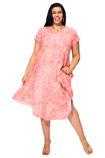 Robe grande taille 100% coton origine inde