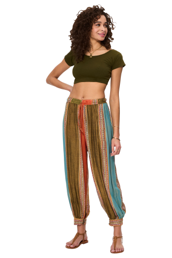 Pantalon femme 100% rayonne origine inde