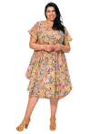 Robe grande taille 100% voile de coton origine inde