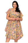 Robe grande taille 100% voile de coton origine inde