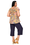 Chemisier grande taille 100% voile de coton origine inde