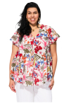 Chemisier grande taille 100% voile de coton origine inde