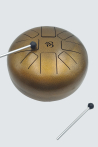 Tambour à langues en acier d25cm origine inde