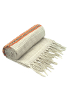 Écharpe ethnique xxl 100% polyester origine inde