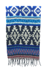 Écharpe ethnique xxl 100% polyester origine inde