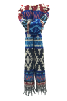 Écharpe ethnique xxl 100% polyester origine inde
